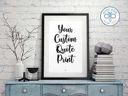 your very own custom poster print