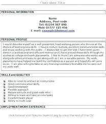 Personal Profile Examples For Resumes Dew Drops