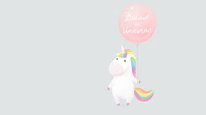 unicorns magic minimalism rainbows