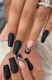 black nail designs and ideas 2023