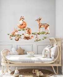 Forest Animals Nursery Wall Decal