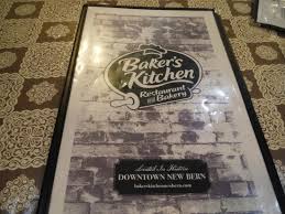 menu picture of bakers kitchen new