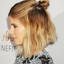 Section the side hair into two parts and connects them to the bun after giving them several twists and twirls. 10 Cool And Easy Buns That Work For Short Hair