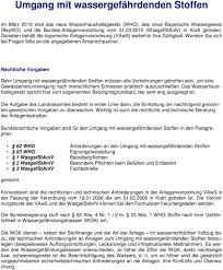 Ich arbeite als prüfer und berater in ganz deutschland. Umgang Mit Wassergefahrdenden Stoffen Pdf Kostenfreier Download