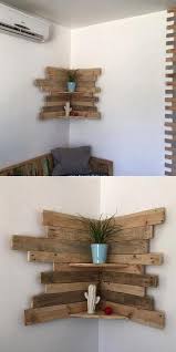 Wooden Pallet Shelves