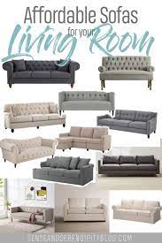 affordable sofas for your living room