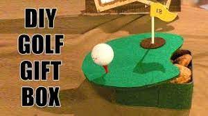 diy golf gift box how to make a golf