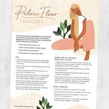 pelvic floor exercises and