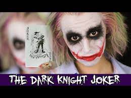 the dark knight joker easy makeup