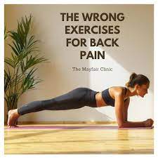 worst exercises for lower back pain