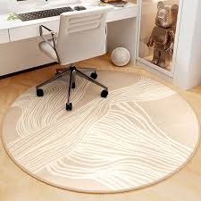 non slip round floor mat desk chair
