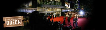on the red carpet with odeon