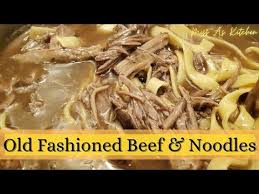beef noodles old fashioned beef