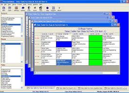 Time Table Software Timetables Class Schedule Maker