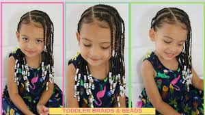 However, other handsome hairstyles for toddlers with curly hair include loose curls that fall over the forehead. Toddler Summer Cornrows Braids Beads On Curly Wavy Hair Youtube