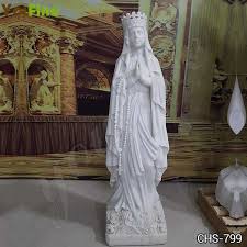 Life Size Marble Blessed Virgin Mary