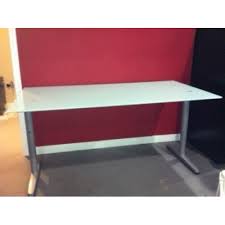 Ikea Galant Frosted Glass Top Desk
