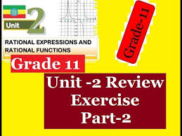 Mathematics Grade 11 Unit 2 Review