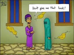 Image result for muslim woman hate cartoon