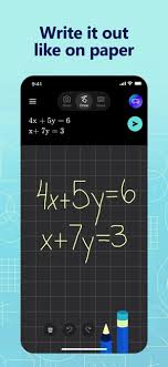 Microsoft Math Solver On The App