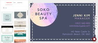 Open microsoft word on your computer and select a blank document. Make Professional Spa Business Cards Musthavemenus