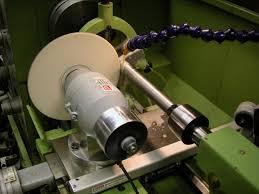 grinding in the lathe