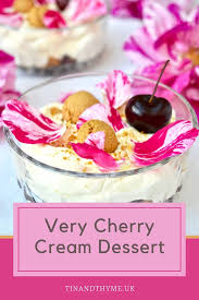 very cherry cream dessert quick easy