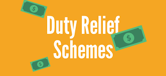 how to use duty relief schemes