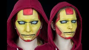 easy iron man face paint tutorial you