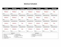 40 Effective Workout Log Calendar Templates Template Lab