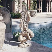 Weeping Angel Statue Outdoor Garden