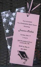homemade graduation open house invitations