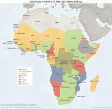 colonial powers in sub saharan africa