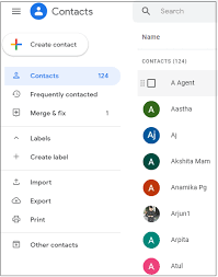 how to find contacts in gmail javatpoint