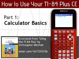 Ti 84 Plus Ce Part 1 Basic Math