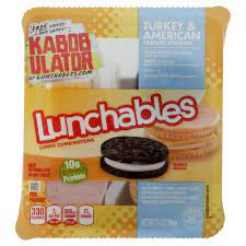 lunchables lunch combinations turkey