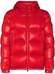 Beyond fashion beyond luxury stone island joins moncler moncler and stone island. Shop Red Moncler Ecrins Padded Jacket With Express Delivery Farfetch