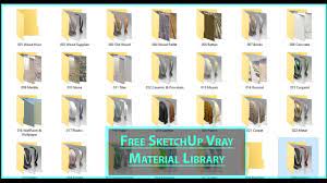 free vray materials pack for sketchup