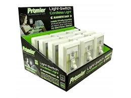 Promier Light Switch Battery Operated Cordless Wireless Light Super Bright Cob Led Technology For Baby Nursery Dark Hallways Bedrooms Closets Rv S No Wiring Batteries Included 12 Pack Newegg Com