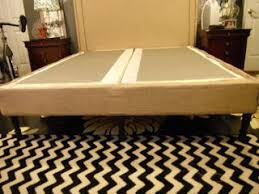 upholstered box springs diy bed frame