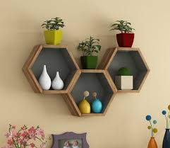 Buy Hexagon Wall Shelves
