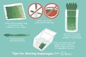 how to properly select and asparagus