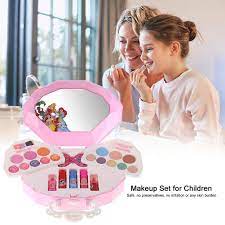 unbrand disney princess makeup set for children little s cosmetic kit toy with s case box