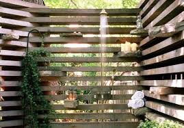 Steal This Look An Airy Outdoor Shower