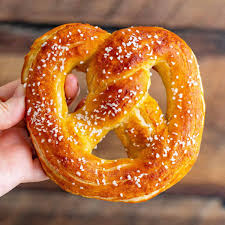 homemade soft pretzels with cheese