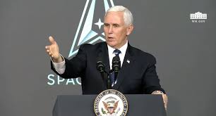 June 7, 1959, in columbus, indiana) is the former 48th vice president of the united states, serving in president donald trump's (r) administration from january 20, 2017, to january 20, 2021. Pence Space Force Dubbed Guardians Marvel Fans James Gunn Respond Deadline