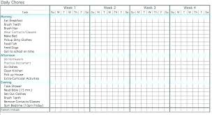 Monthly Chart Template Jsondb Me