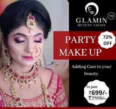 party makeup glamin beauty salon
