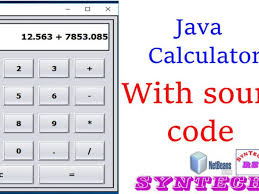 a calculator in java with source code