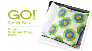 go spider web rings pillow with pam